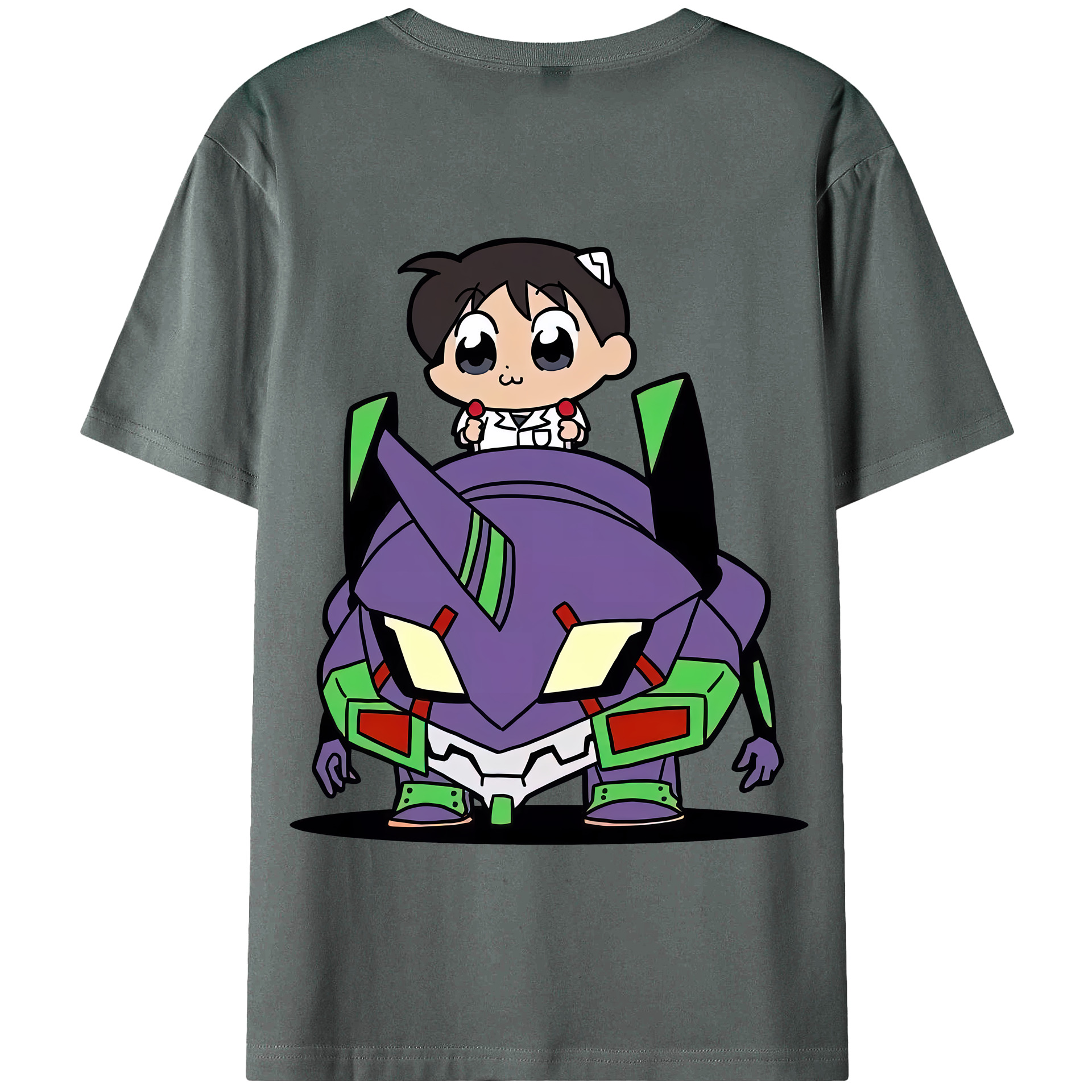 （画像用） EVA 新世紀エヴァンゲリオン 綿100％半袖Tシャツ（背面プリント）